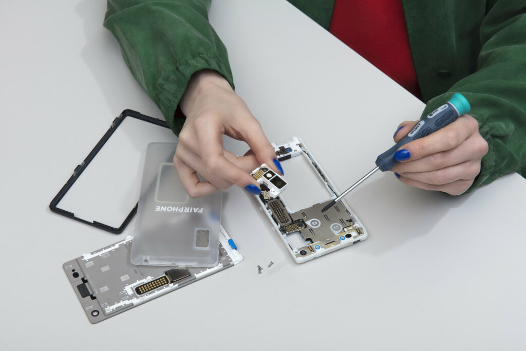 Removing a few screws to upgrade a smartphone