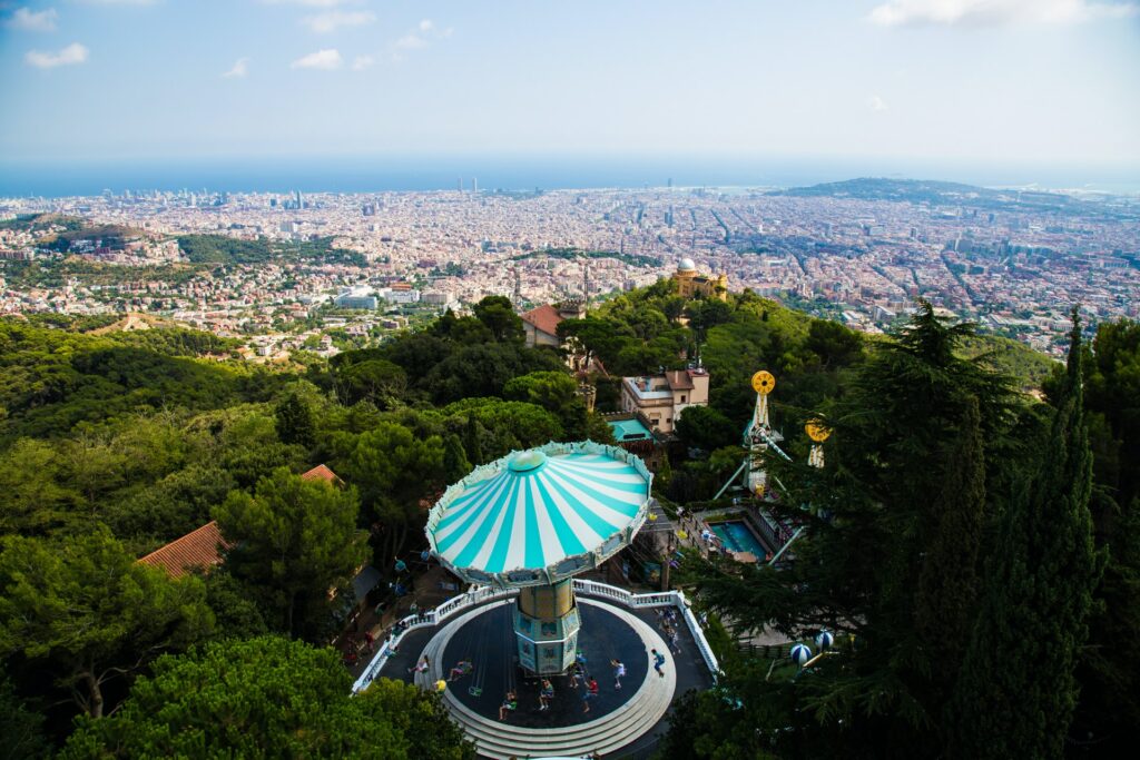 View from Barcelona's hills